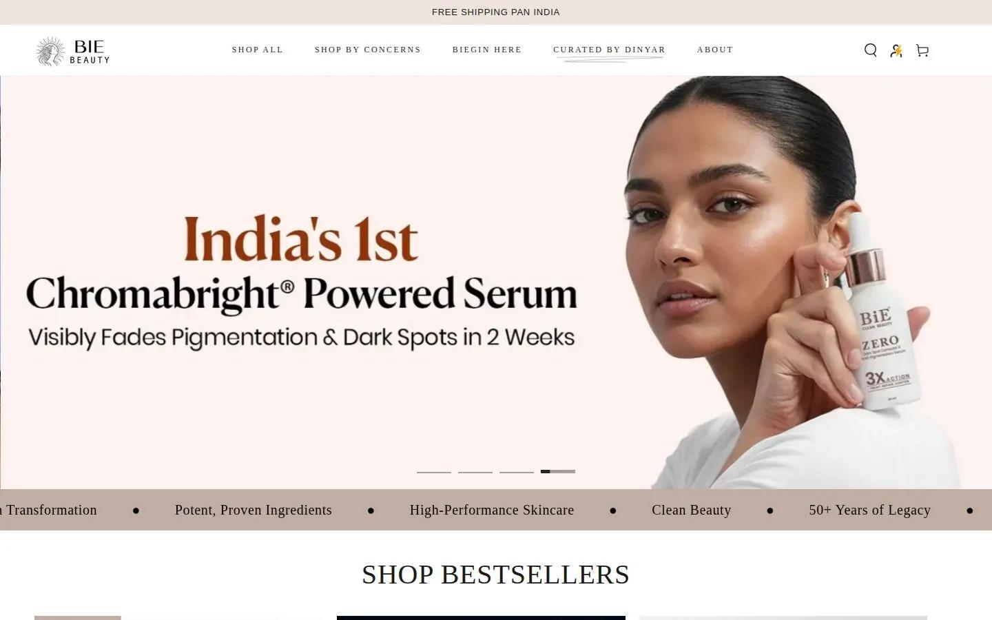 BiE Clean Beauty — Premium skin and body care, India