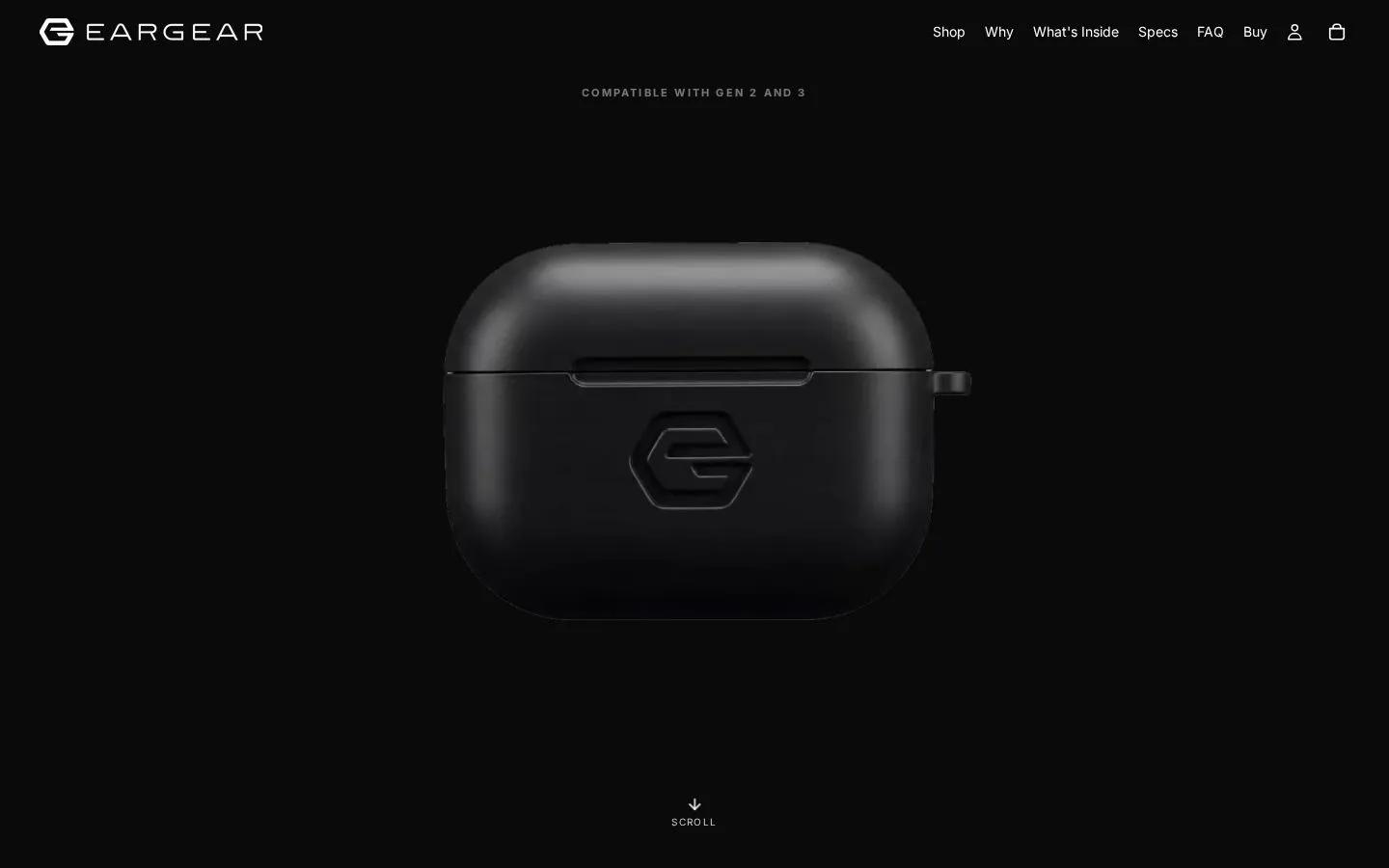 EarGear — Single-product store for an AirPods Pro case