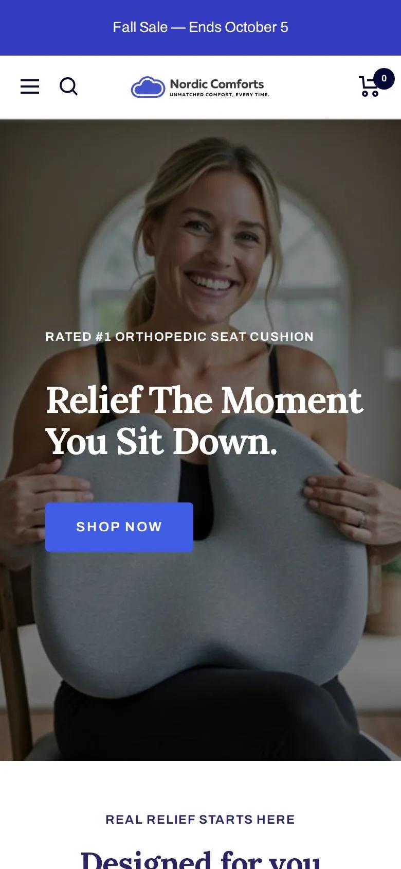 Nordic Comforts on mobile